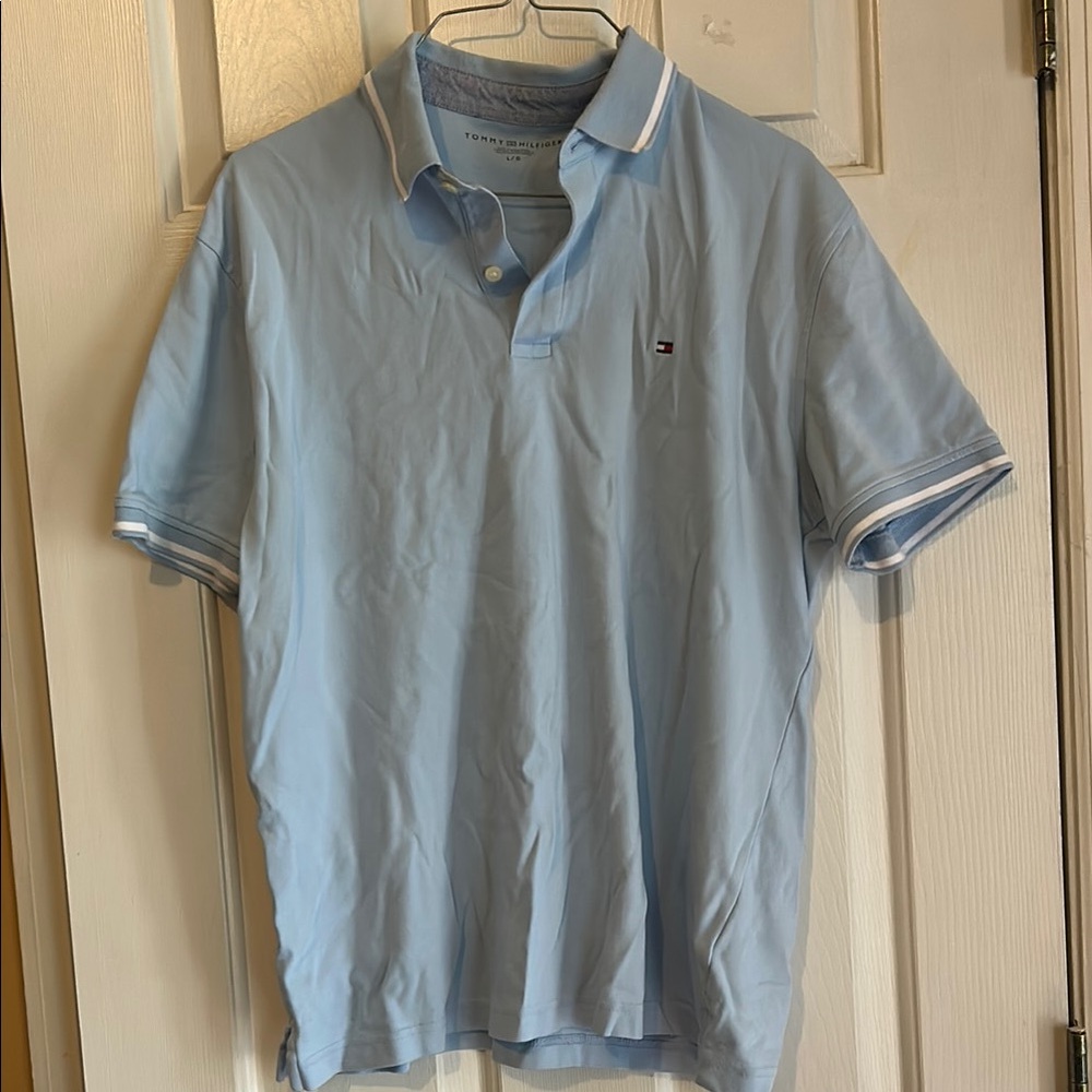 Tommy Hilfiger Blue Polo Shirt Classic Fit